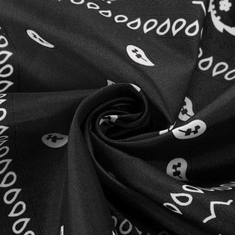 Bandana wielofunkcyjna bandama chusta apaszka czarna Bandana wielofunkcyjna bandama chusta apaszka czarna