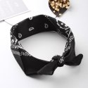 Bandana wielofunkcyjna bandama chusta apaszka czarna