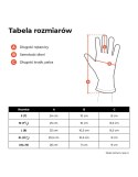Brązowe skórzane rękawice męskie M