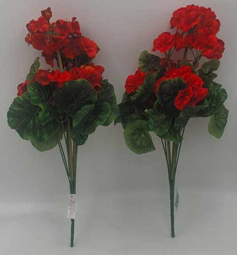 Bukiet sztuczny 47 cm pelargonie M91291 Bukiet sztuczny 47 cm pelargonie M91291