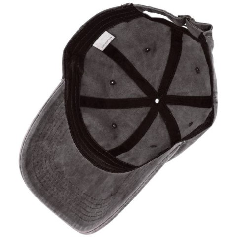 Czapka z daszkiem bejsbolówka Jeans czarna Czapka z daszkiem bejsbolówka Jeans czarna