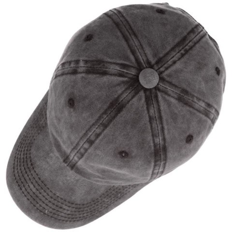 Czapka z daszkiem bejsbolówka Jeans czarna Czapka z daszkiem bejsbolówka Jeans czarna