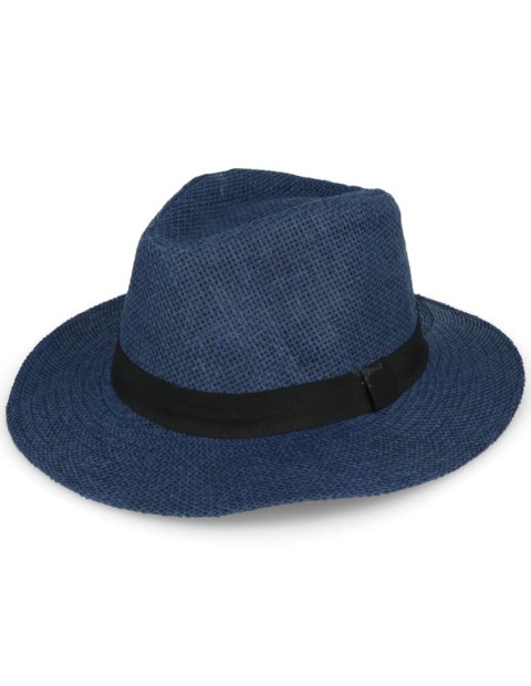 Elegancki wygodny kapelusz męski granatowy Elegancki wygodny kapelusz męski granatowy