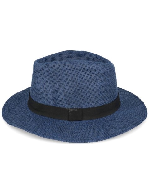 Elegancki wygodny kapelusz męski granatowy Elegancki wygodny kapelusz męski granatowy