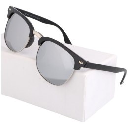 Lustrzane okulary słoneczne clubmaster