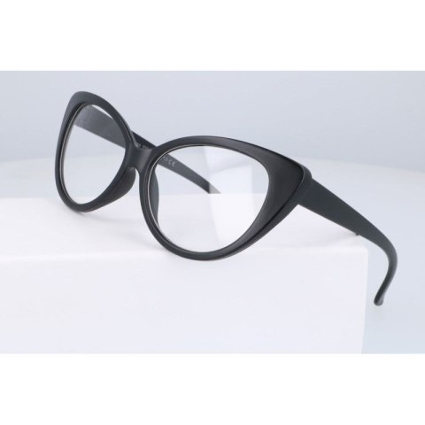Okulary damskie zerówki kocie oczy Okulary damskie zerówki kocie oczy