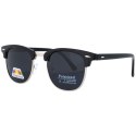 Okulary polaryzacyjne clubmaster czarne