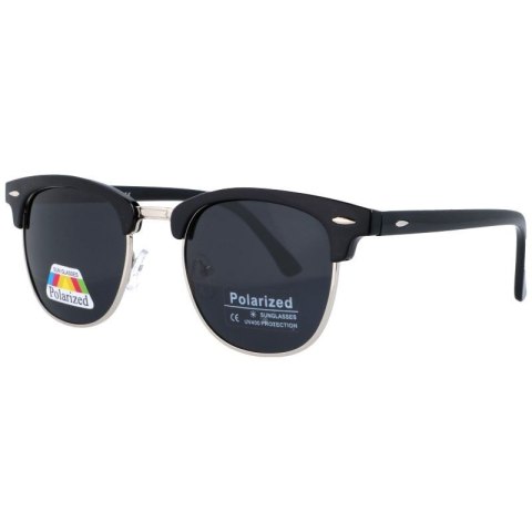Okulary polaryzacyjne clubmaster czarne Okulary polaryzacyjne clubmaster czarne