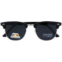 Okulary polaryzacyjne clubmaster czarne