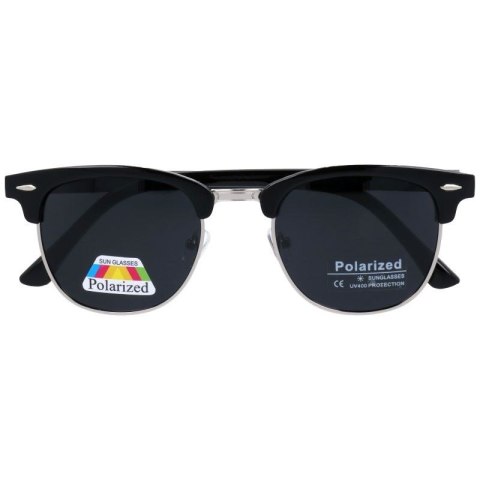 Okulary polaryzacyjne clubmaster czarne Okulary polaryzacyjne clubmaster czarne