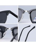 Okulary polaryzacyjne clubmaster czarne