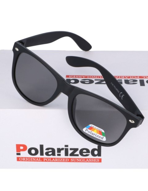 Okulary polaryzacyjne wayfarer czarne Okulary polaryzacyjne wayfarer czarne