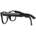Okulary zerówki wayfarer kujonki czarne