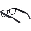 Okulary zerówki wayfarer kujonki czarne
