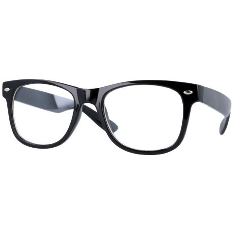 Okulary zerówki wayfarer kujonki czarne Okulary zerówki wayfarer kujonki czarne