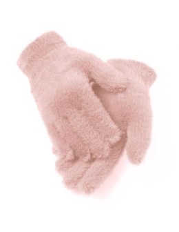 Damskie rękawiczki alpaka baby pink