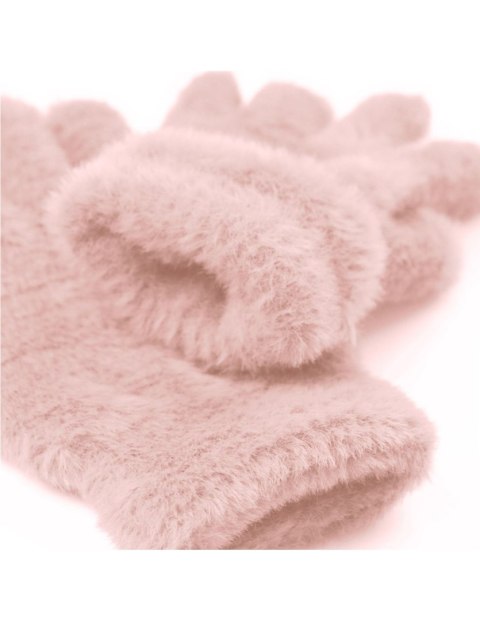Damskie rękawiczki alpaka baby pink Damskie rękawiczki alpaka baby pink
