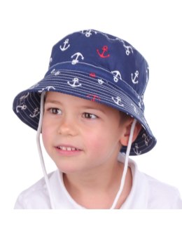 Kapelusik dziecięcy bucket hat KOTWICE
