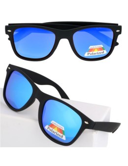 Lustrzane okulary polaryzacyjne wayfarer