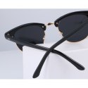 Okulary polaryzacyjne clubmaster czarne