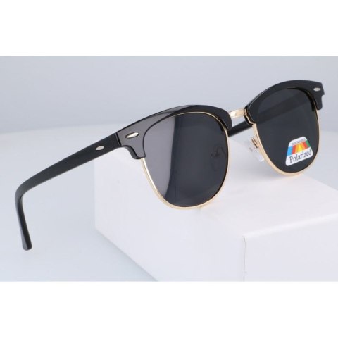 Okulary polaryzacyjne clubmaster czarne Okulary polaryzacyjne clubmaster czarne