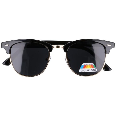 Okulary polaryzacyjne clubmaster czarne Okulary polaryzacyjne clubmaster czarne