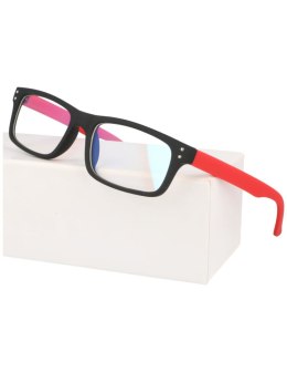 Okulary zerówki nerdy z filtrem Blue Light