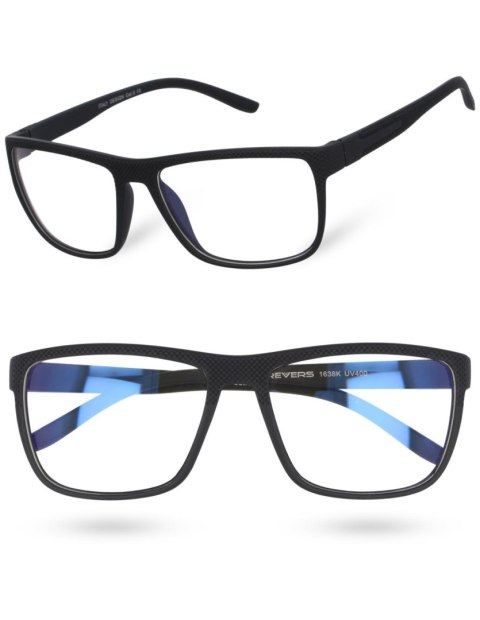 Okulary zerówki męskie do komputera z filtrem bluelight Okulary zerówki męskie do komputera z filtrem bluelight