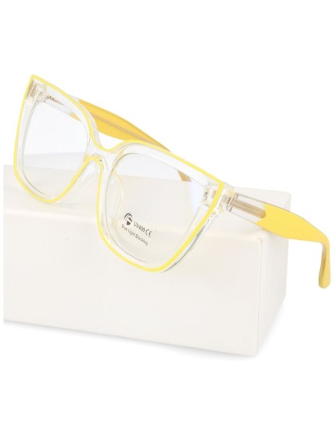 Okulary zerówki oprawki bluelight czarne Okulary zerówki oprawki bluelight czarne