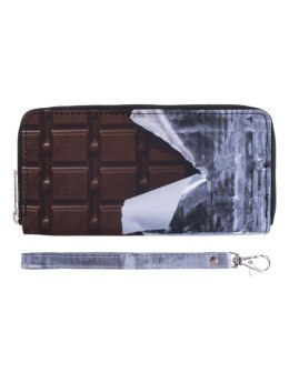 Portfel damski z nadrukiem Chocolate