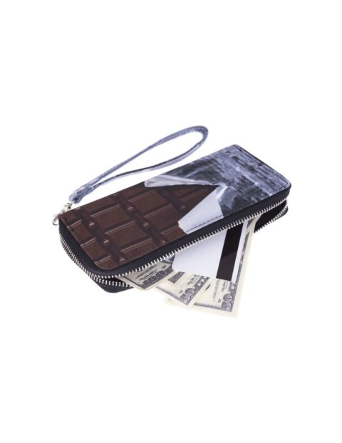 Portfel damski z nadrukiem Chocolate Portfel damski z nadrukiem Chocolate