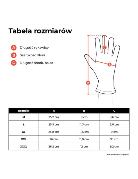 Rękawiczki zimowe męskie dotykowe XL Rękawiczki zimowe męskie dotykowe XL