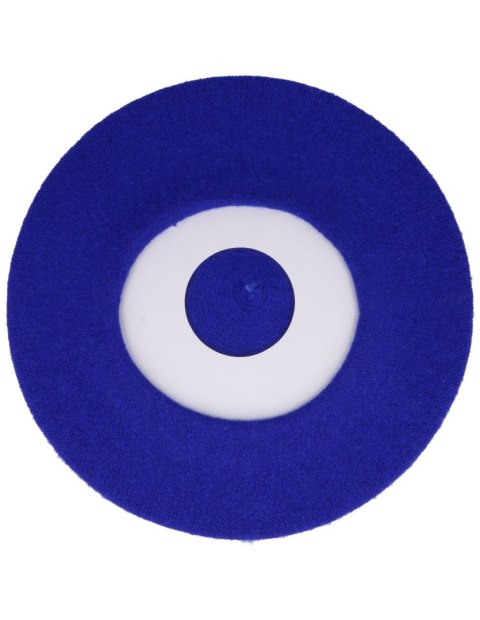 Beret damski w stylu francuskim chabrowy Beret damski w stylu francuskim chabrowy