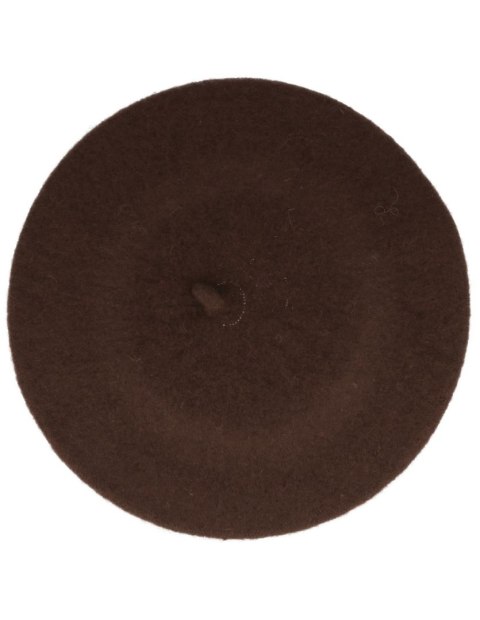 Beret damski w stylu francuskim ciemny brąz Beret damski w stylu francuskim ciemny brąz