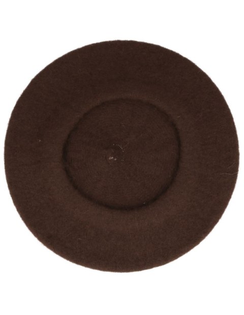 Beret damski w stylu francuskim ciemny brąz Beret damski w stylu francuskim ciemny brąz