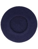 Beret damski w stylu francuskim granatowy