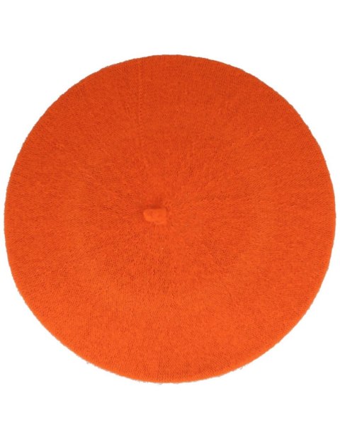 Beret damski w stylu francuskim pomarańczowy Beret damski w stylu francuskim pomarańczowy