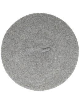 Beret damski w stylu francuskim popielaty