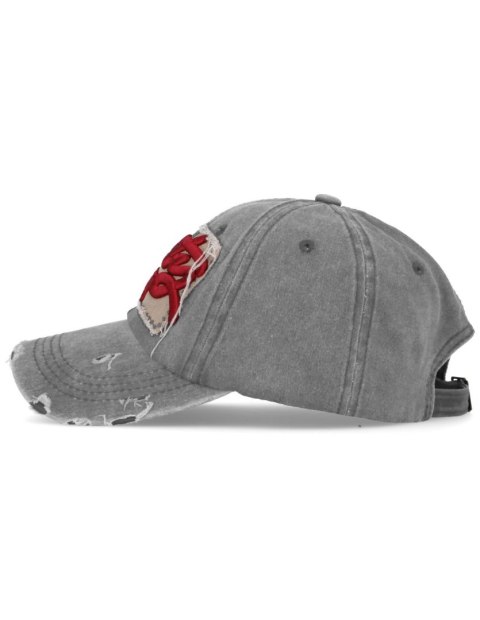 Czapka z daszkiem jeans ACTION szara Czapka z daszkiem jeans ACTION szara