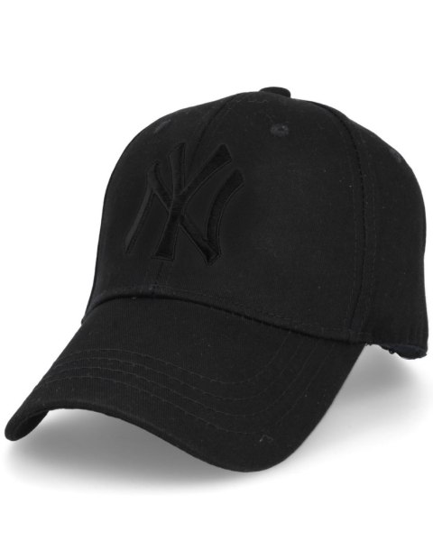 Czapka z daszkiem snapback regulowana czarna Czapka z daszkiem snapback regulowana czarna