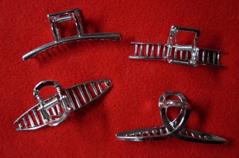 Klamra srebrna metal 12szt. | 1652 Klamra srebrna metal 12szt. | 1652