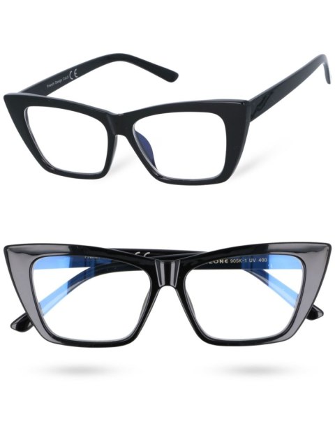 Okulary zerówki damskie do komputera z filtrem Okulary zerówki damskie do komputera z filtrem