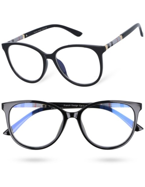 Okulary zerówki damskie filtrem do komputera bluelight Okulary zerówki damskie filtrem do komputera bluelight