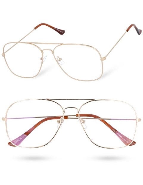 Okulary zerówki filtrem do komputera pilotki bluelight Okulary zerówki filtrem do komputera pilotki bluelight