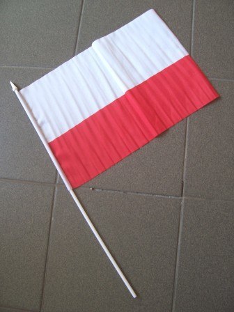 Chorągiewka/flaga 10szt 10,5x 13cm patyk 25cm Chorągiewka/flaga 10szt 10,5x 13cm patyk 25cm