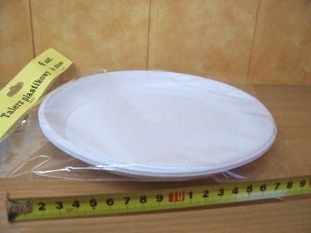 Talerze okrągłe jednorazowe fi 22cm 6szt. Talerze okrągłe jednorazowe fi 22cm 6szt.