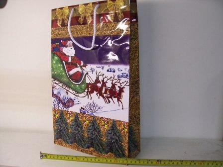 Torebki 12szt. ozdobne foliowane bożonarodz. 25x39cm - LAK1 Torebki 12szt. ozdobne foliowane bożonarodz. 25x39cm - LAK1