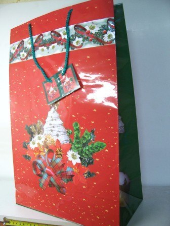 Torebki ozdobne foliowane bożonarodz. 32x50cm 12szt. | LAK MAXI Torebki ozdobne foliowane bożonarodz. 32x50cm 12szt. | LAK MAXI
