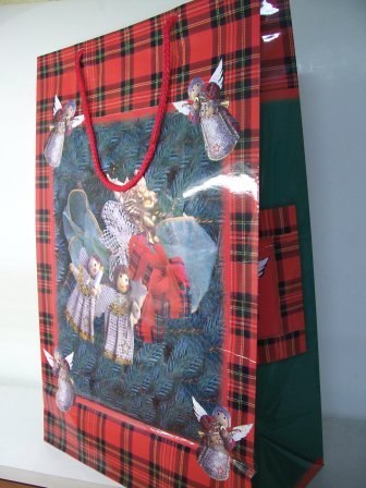 Torebki ozdobne foliowane bożonarodz. 32x50cm 12szt. | LAK MAXI Torebki ozdobne foliowane bożonarodz. 32x50cm 12szt. | LAK MAXI