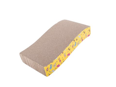 Drapak tekturowy dla kota poziomy fala kocimiętka 19312 43x23xh7cm Drapak tekturowy dla kota poziomy fala kocimiętka 19312 43x23xh7cm